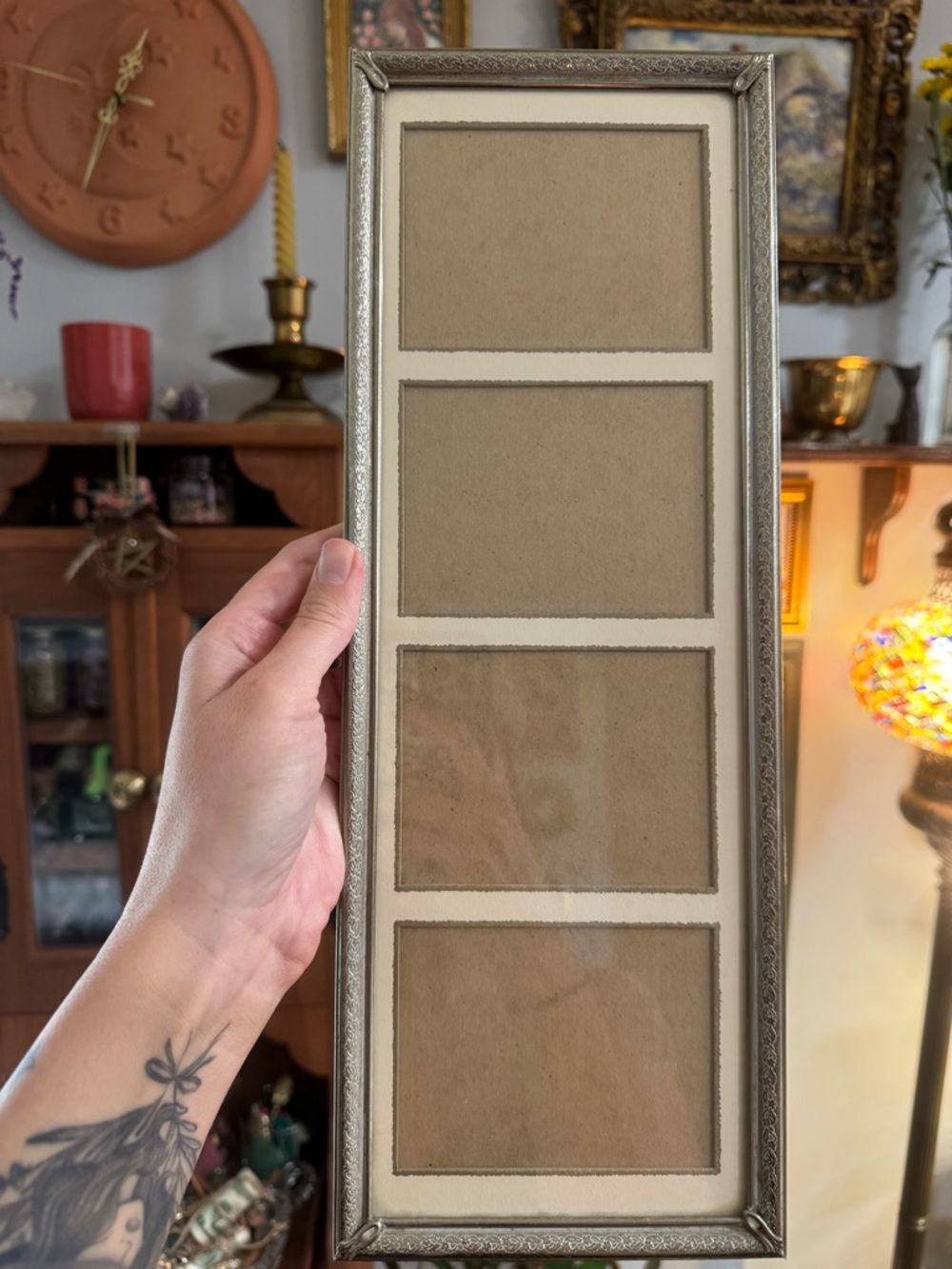 Vintage Metal Picture Frame